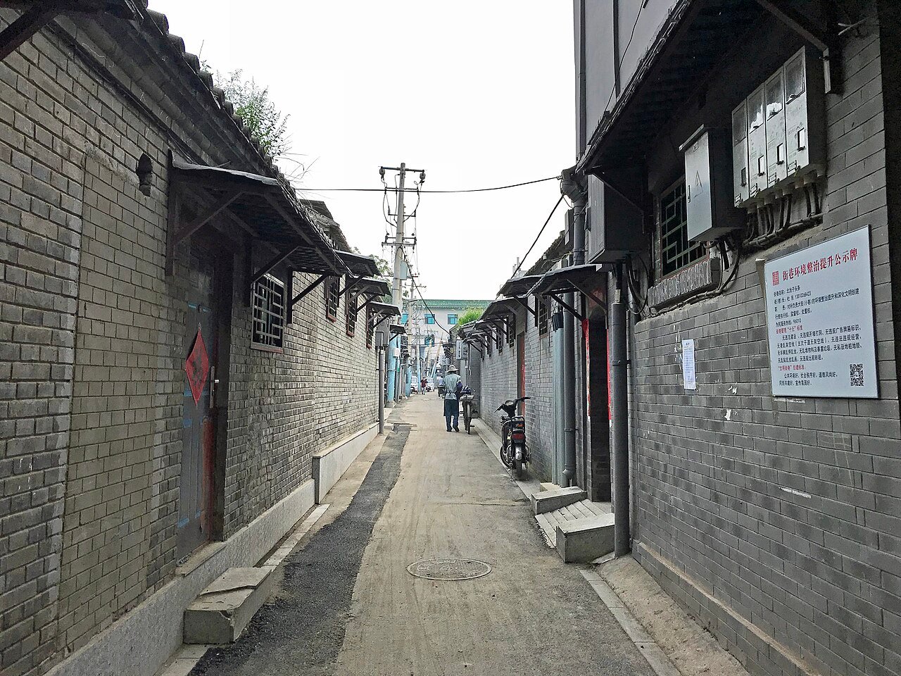 主街背后安静的胡同
