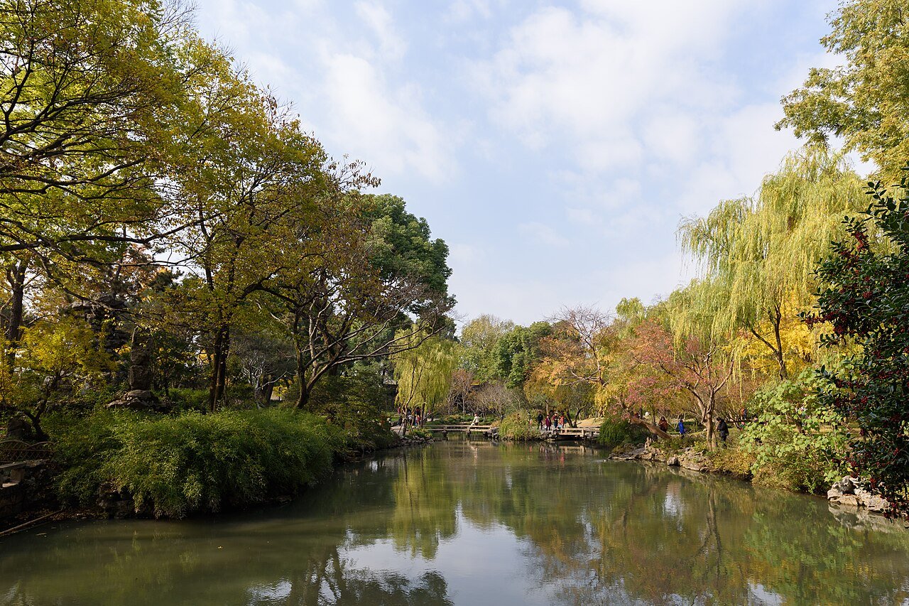 Pavilions and rockeries in the Humble Administrator's Garden, Suzhou