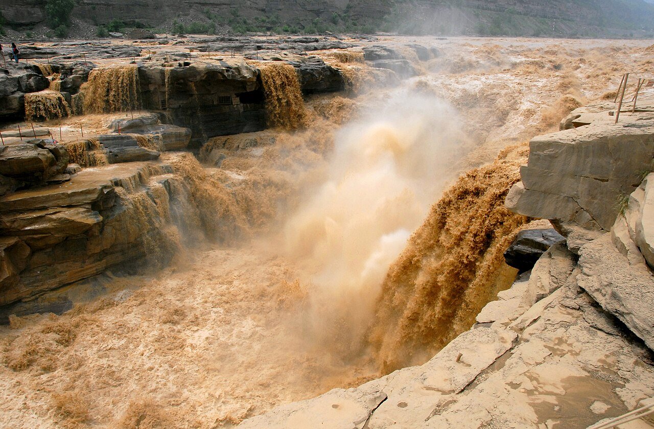 The Hukou Waterfall on the Yellow River, Shanxi
